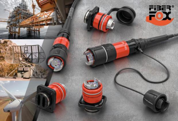 FIBERFOX Expanded Beam Fiber Optic Connectors