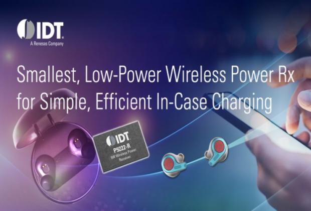 P9222R – Wireless Power Receiver for In-Case Wireless Charging