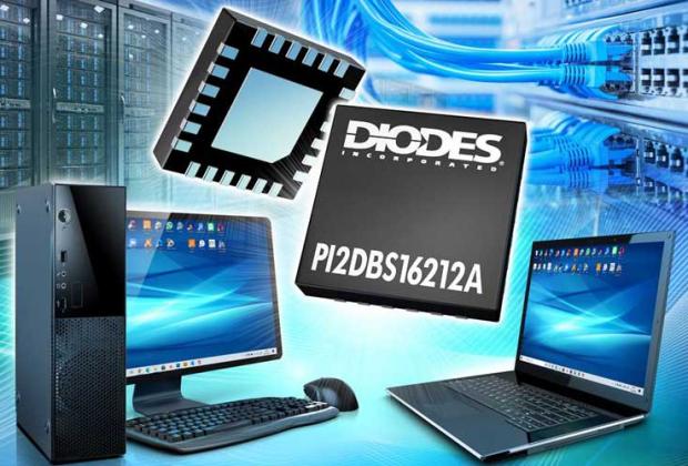 PI2DBS16212A High Bandwidth 2:1 Mux/DeMux Switch IC