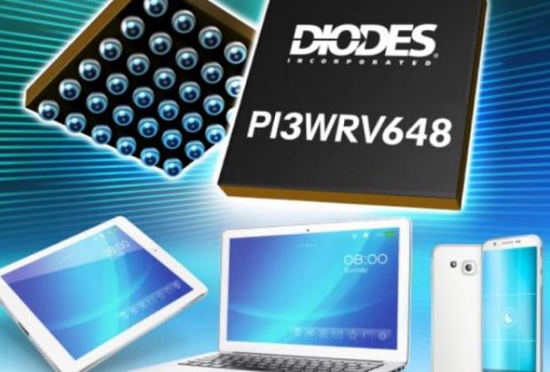 PI3WVR648 - 2:1 MIPI 4-Data Lane Switch for Fast Switching applications in Smartphones and Portable Devices