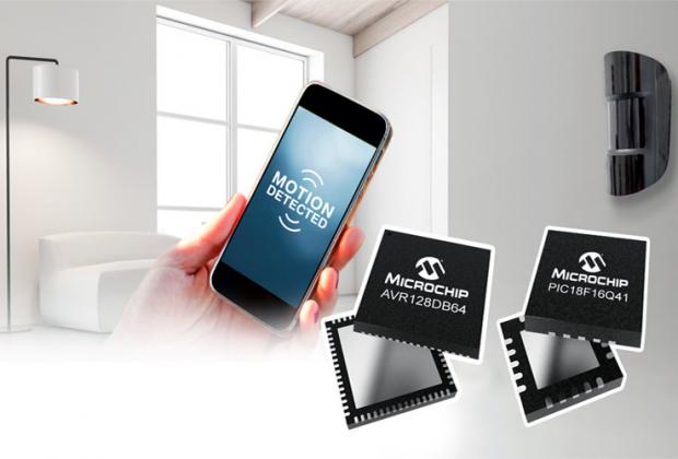 PIC18-Q41 and AVR DB Microcontrollers from Microchip Technology