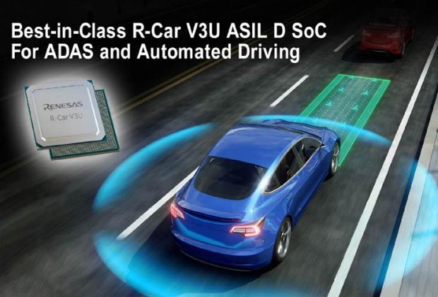 R-Car V3U ASIL D SoC from Renesas