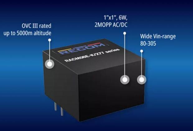 RACM06E-K/277 6W AC/DC Converter