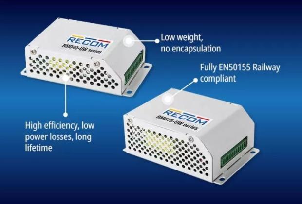 All options are included in rail DC/DCs for a ‘Plug and Play’ experience.