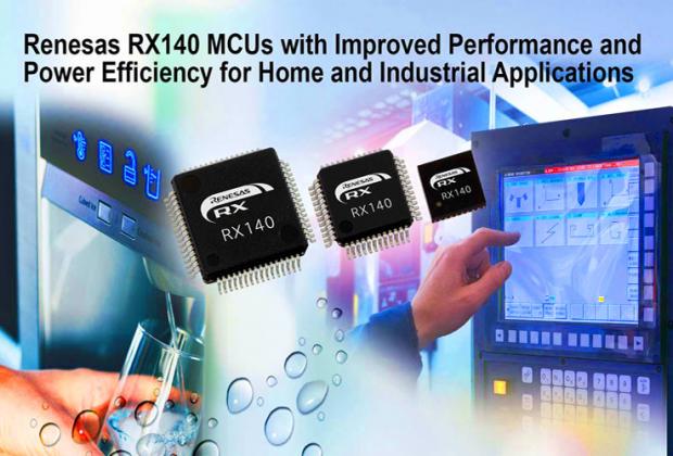 Ultra-Low Power RX140 Microcontrollers