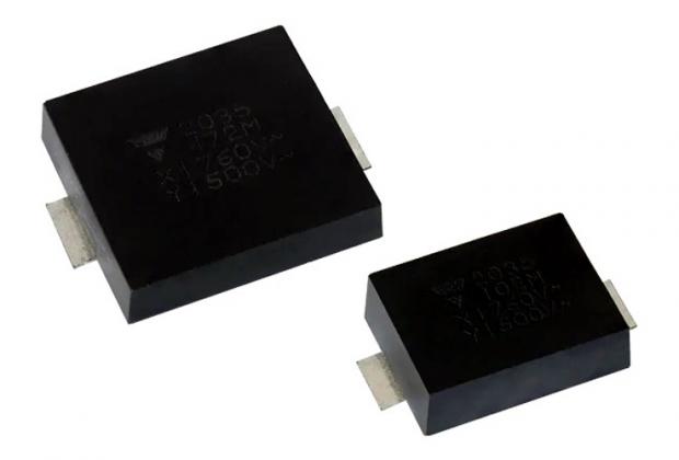 SMDY1 Surface-Mount AC Line-Rated Ceramic Disc Safety Capacitors