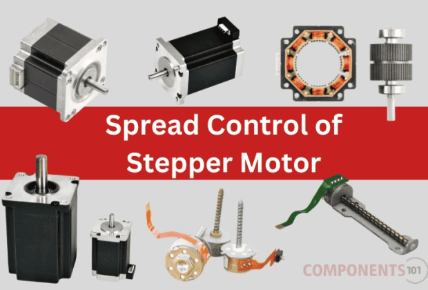 Spread control in stepper motor