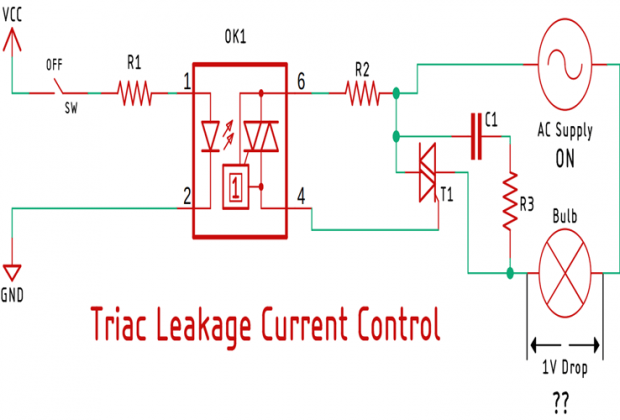 TRIAC Leakage Current Control Circuit