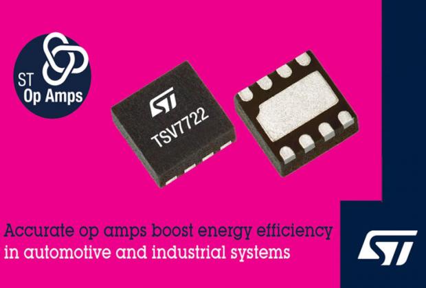 TSV7722 Op-Amp from STMicroelectronics 