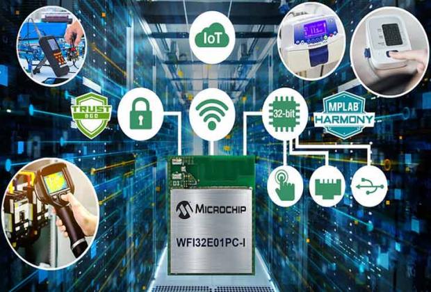 WFI32E01PC Wi-Fi Microcontroller Module