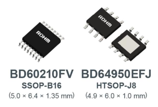 ROHM Launches Brushed DC Motor Driver ICs