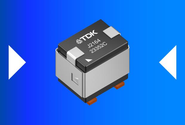 TDK EP21 SMD common-mode choke inductor for high-current EMI filtering
