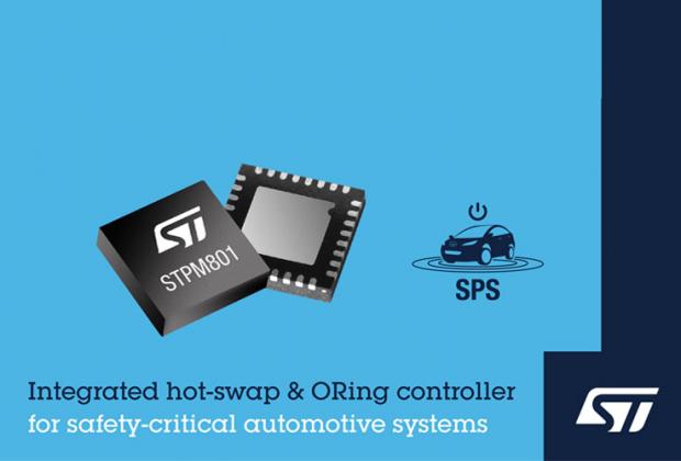 Integrated hot-swap and ideal-Diode Controller