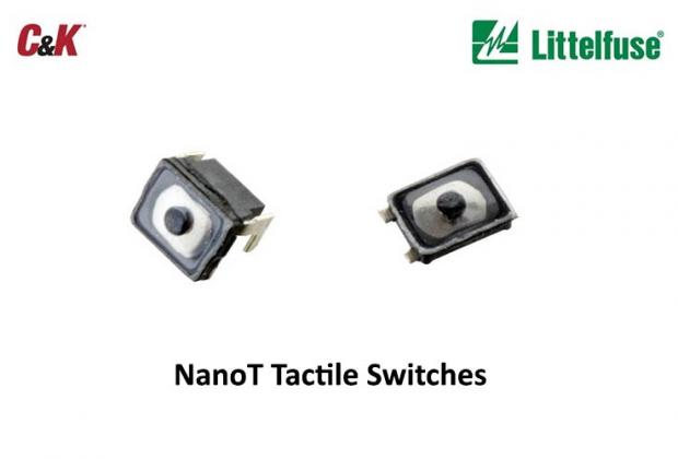 SMD Tactile Switches for Wearable and Portable IoT Devices