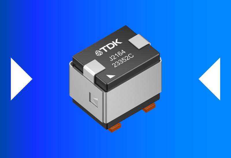 TDK EP21 SMD common-mode choke inductor for high-current EMI filtering