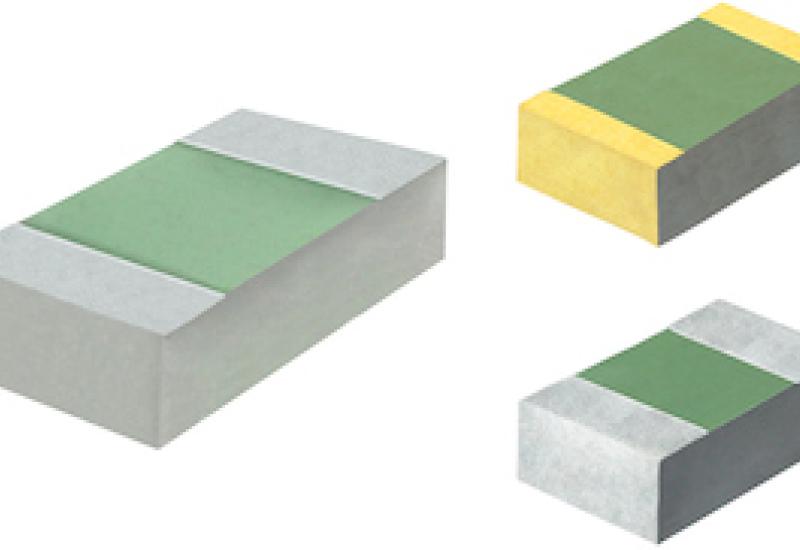 Vishay CHEP series thin film chip resistors in 0402 and 0603 case sizes, built on aluminum nitride substrate for high power…