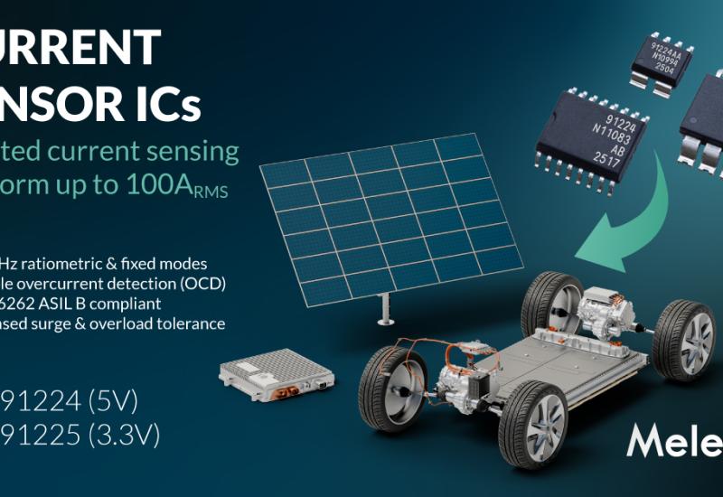 Melexis MLX91224 and MLX91225 Integrated Current Sensor
