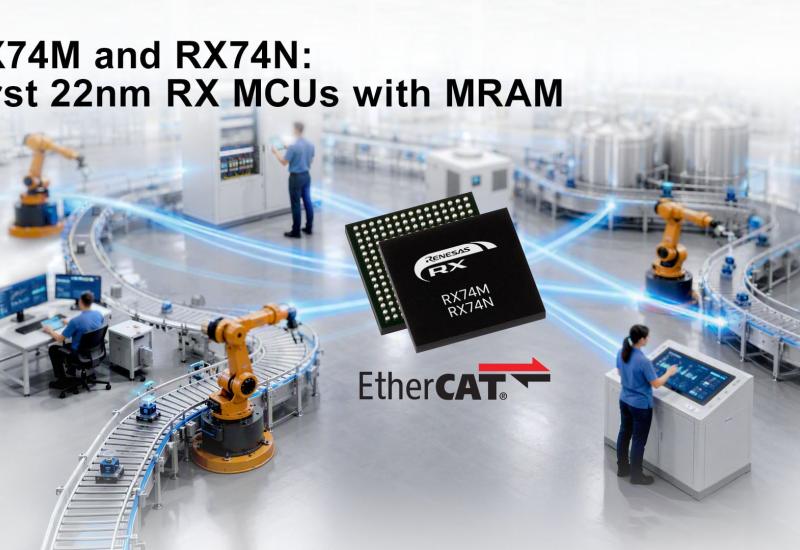 Renesas RX74M and RX74N Flagship 32-bit MCUs