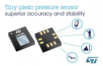 LPS22HH – MEMS Pressure sensor from STMicroelectronics for high accuracy measurement and easy calibration