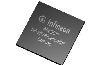 AIROC CYW43455 Wi-Fi and Bluetooth combo chip from Infineon Technologies