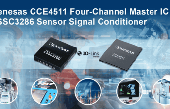 CCE4511 Four Channel Master IC and ZSS3286 Sensor Signal Conditioner
