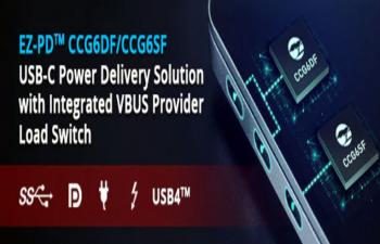 EZ-PD CCG6DF and CCG6SF USB-C controllers