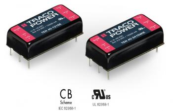 TEN40E & TEN40WIE - High Efficiency and Cost Effective 40W DC/DC Converters