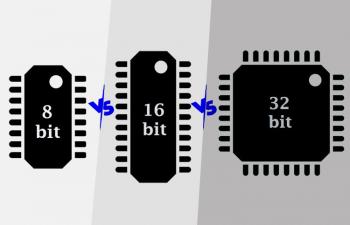 Difference Between 8-bit, 16-bit, and 32-bit Microcontrollers