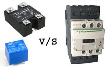 Contactor vs Relay