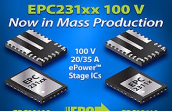 EPC 100V Integrated GaN Power Stage ICs in Mass Production