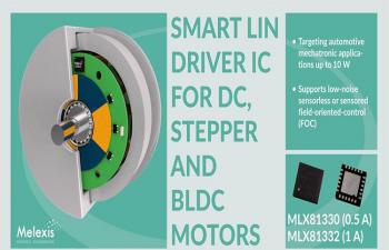 Gen 3 Single-Chip LIN Motor Drivers from Melexis