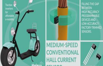 MLX91211 Hall-Effect Current-Sensing IC from Melexis