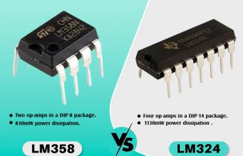 Difference between LM324 and LM358