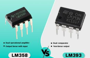 Difference between LM393 and LM358