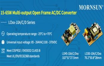 LOxx-10A/C/D series of Multi-Output Open Frame AC/DC Converters