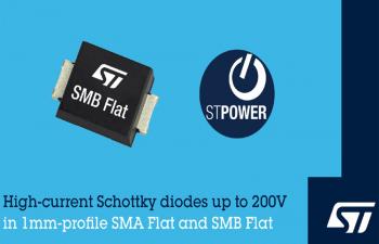 Low Profile Schottky Diodes from STMicroelectronics