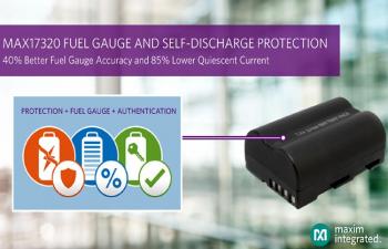 MAX17320 Li-ion Fuel Gauge IC from Maxim Integrated