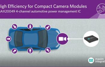 MAX20049 - Compact 4-Channel Automotive Power Management IC for Vehicle Camera Modules