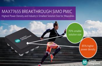 MAX77655 SIMO PMIC from Maxim Integrated