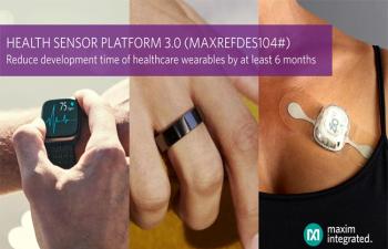 Maxim Integrated's MAXREFDES104# Health Sensor Platform 3.0 