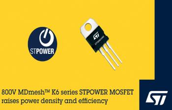MDmesh K6 800V Power MOSFETs