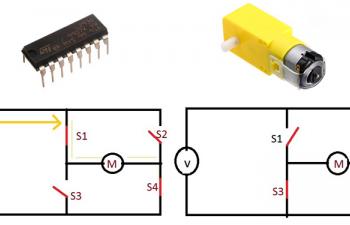 Motor Driver: H-Bridge Topology and Direction control