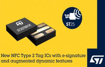 NFC Type 2 Tag ICs from STMicroelectronics