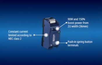 RECOM Introduces REFIN2U-S90/24/CL, 90W DIN Rail PSU