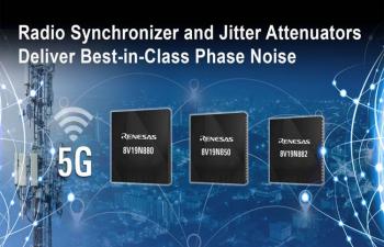 Renesas' Radio Synchronizers and Clock Jitter Attenuators 