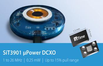SiT3901 µPower Digitally Controlled MEMS Oscillator