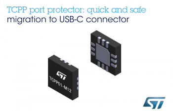 TCPP01M12 - USB Port Protection IC for quick migration to Type-C Connector