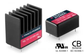 15 Watt DC/DC Converters Series