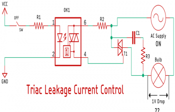 TRIAC Leakage Current Control Circuit