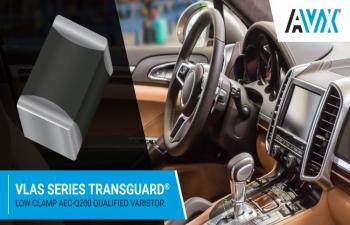 Low Clamp Automotive Multilayer Varistors - VLAS series